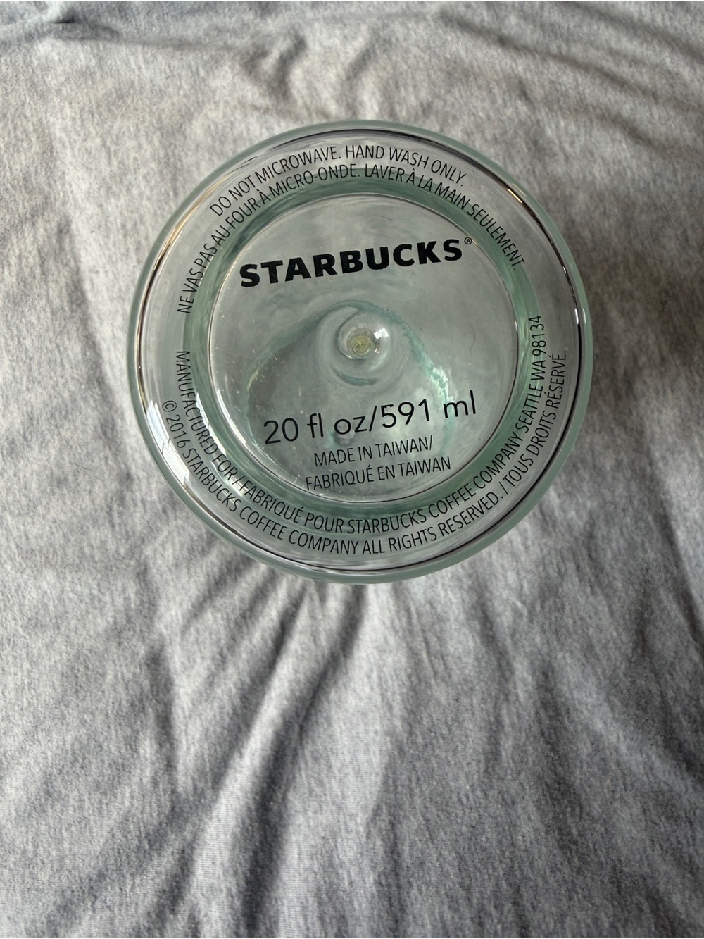 Starbucks Double-Wall Glass Tumbler with Lid & Straw 20oz - Picture 3 of 3